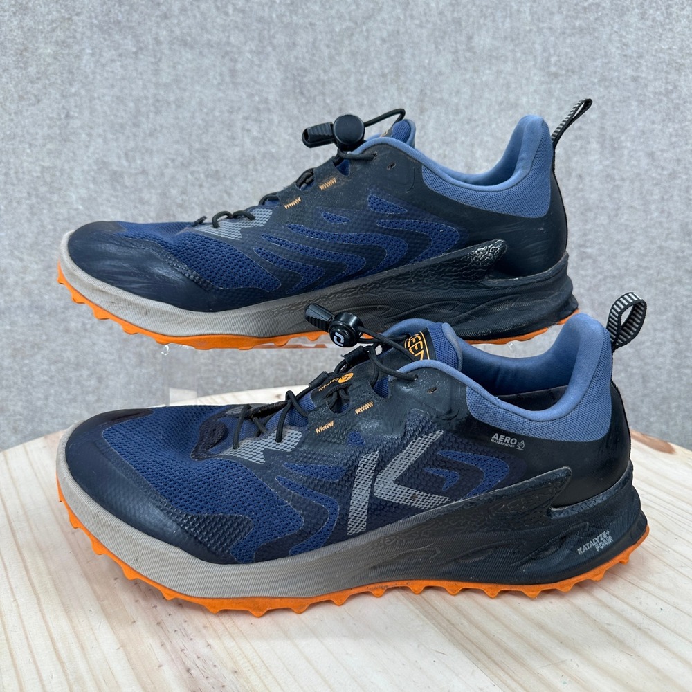 KEEN Zionic NXT Hiking Shoes Mens 12 Blue Orange Waterproof Sneakers
